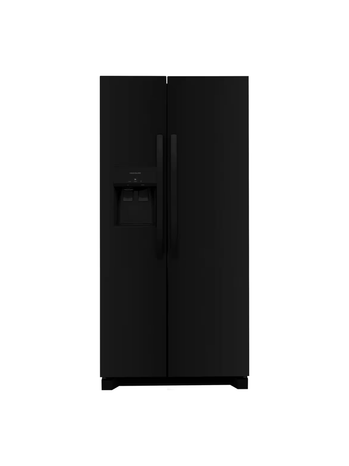 Frigidaire - 33 in. 22.3 cu. ft. Standard Depth Side by Side Refrigerator in Black