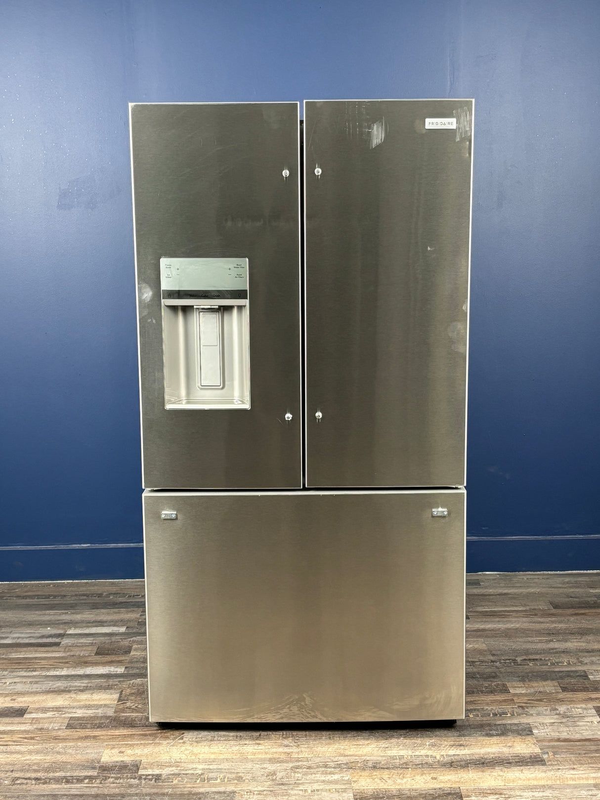 Frigidaire - 36 in. 23 cu. ft. Counter Depth French Door Refrigerator in Stainless Steel