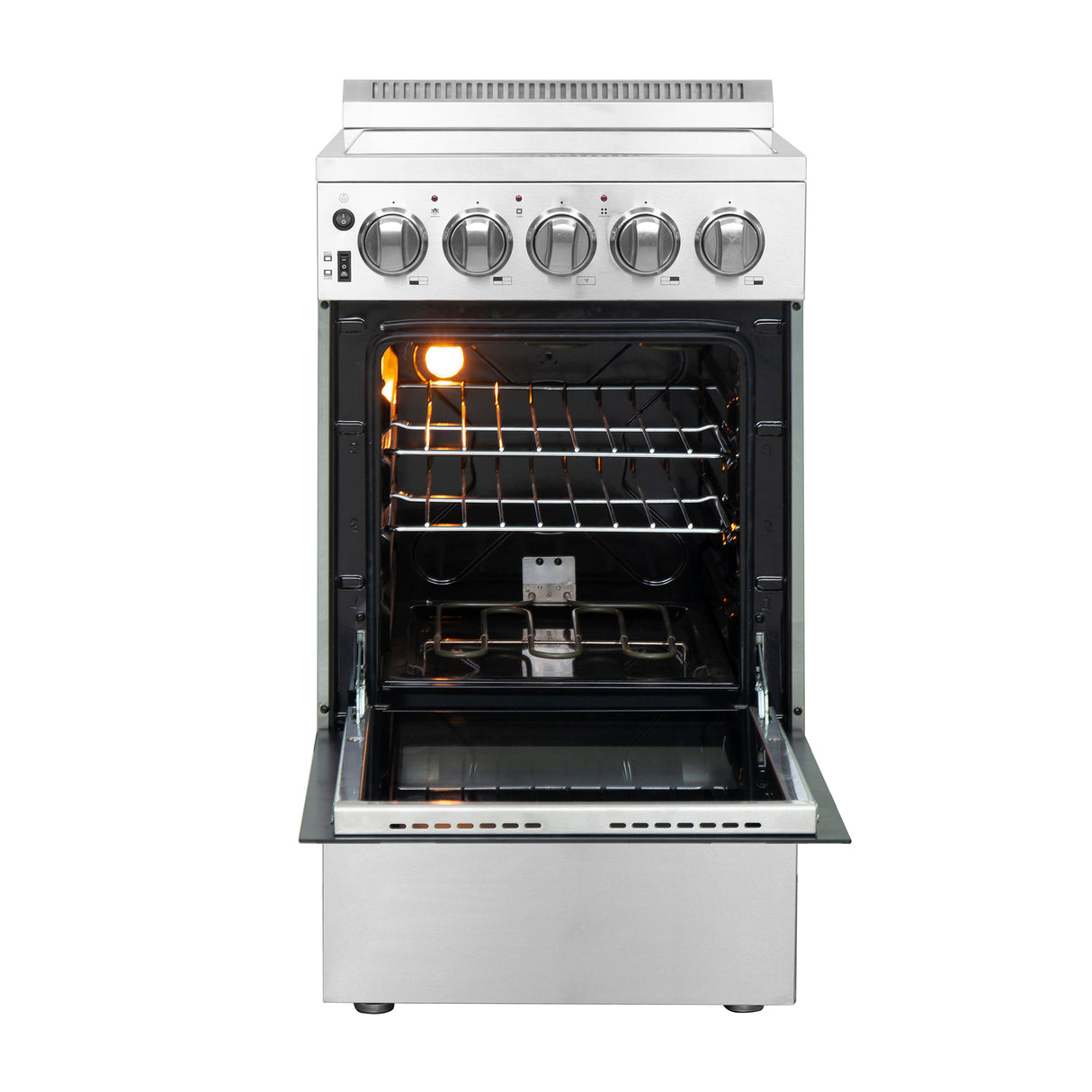 Forno Pallerano 20 Inch Freestanding Electric Range, Compact Design