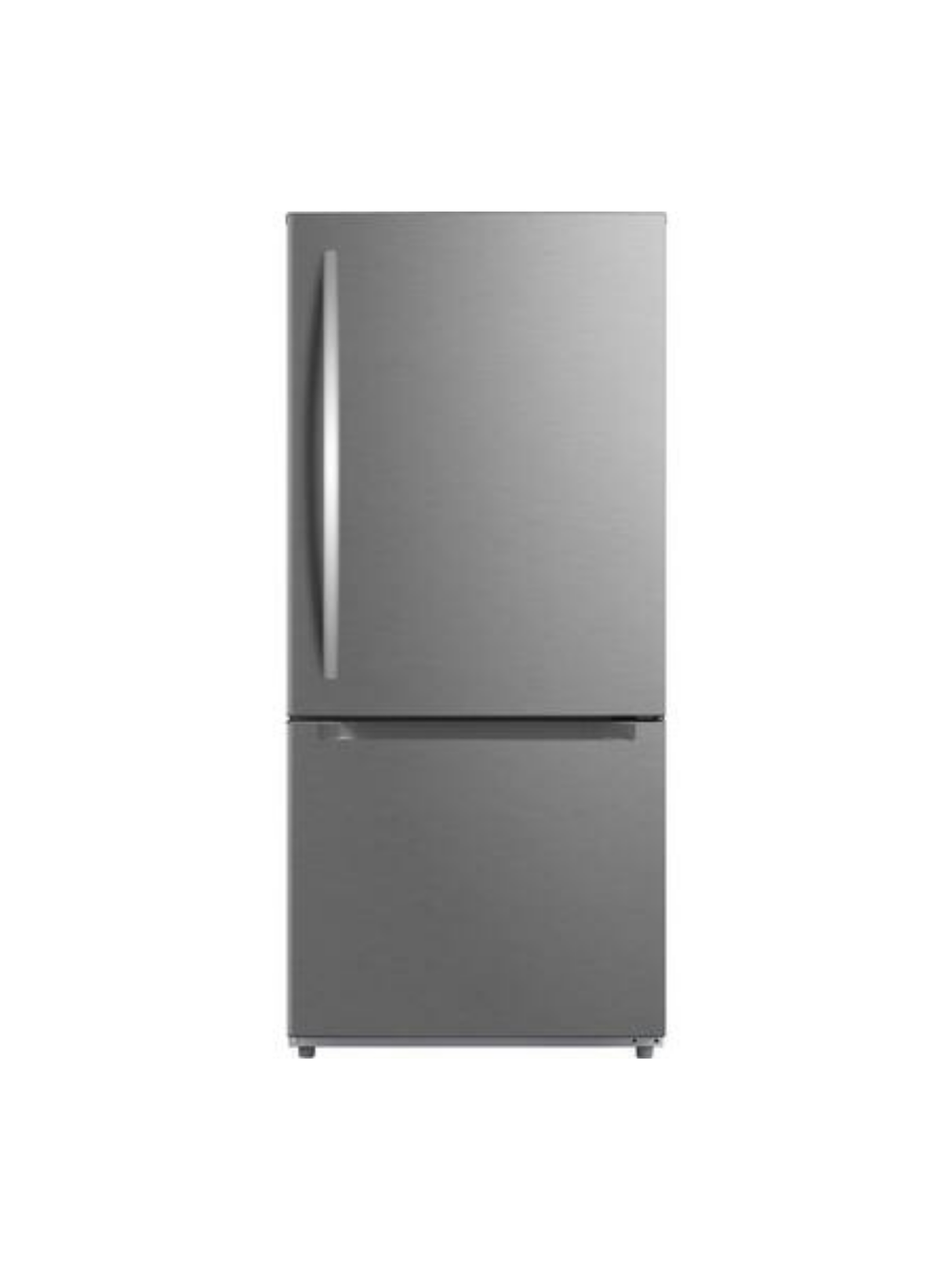 Frigidaire - 30 in. 19 Cu. Ft. Standard-Depth Garage Ready Bottom Freezer Refrigerator in Smudge-Proof Stainless Steel, Energy Star