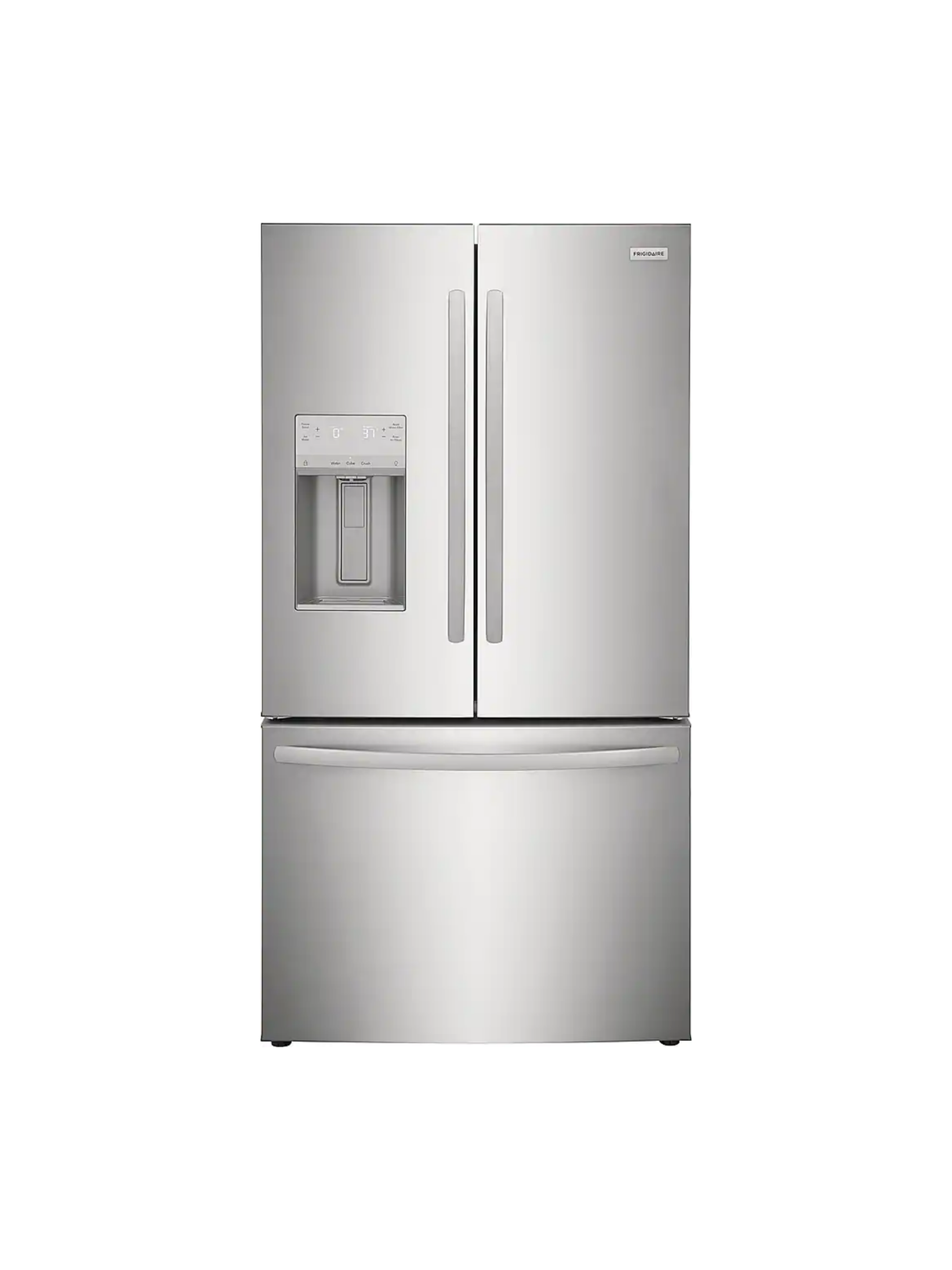 Frigidaire - 36 in. 23 cu. ft. Counter Depth French Door Refrigerator in Stainless Steel