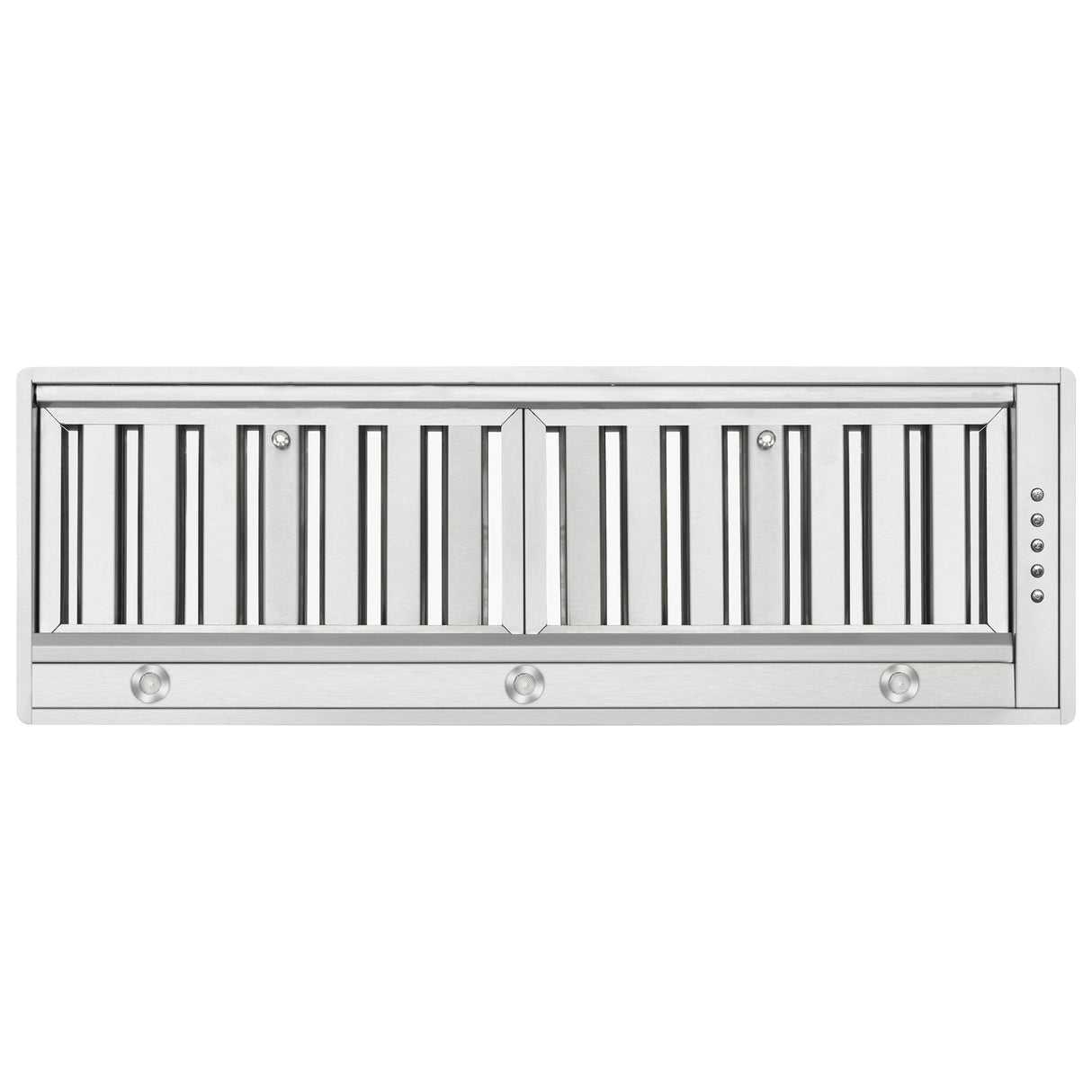 Forno Frassanito 36-Inch Recessed Range Hood, 450 CFM, Stainless Steel Baffle Filters, LED Lighting