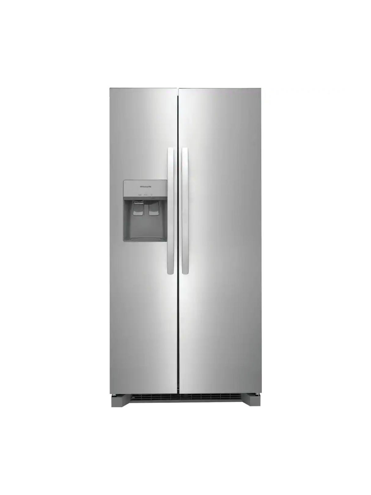 Frigidaire - 33 in. 22.3 cu. ft. Standard Depth Side by Side Refrigerator in Stainless Steel