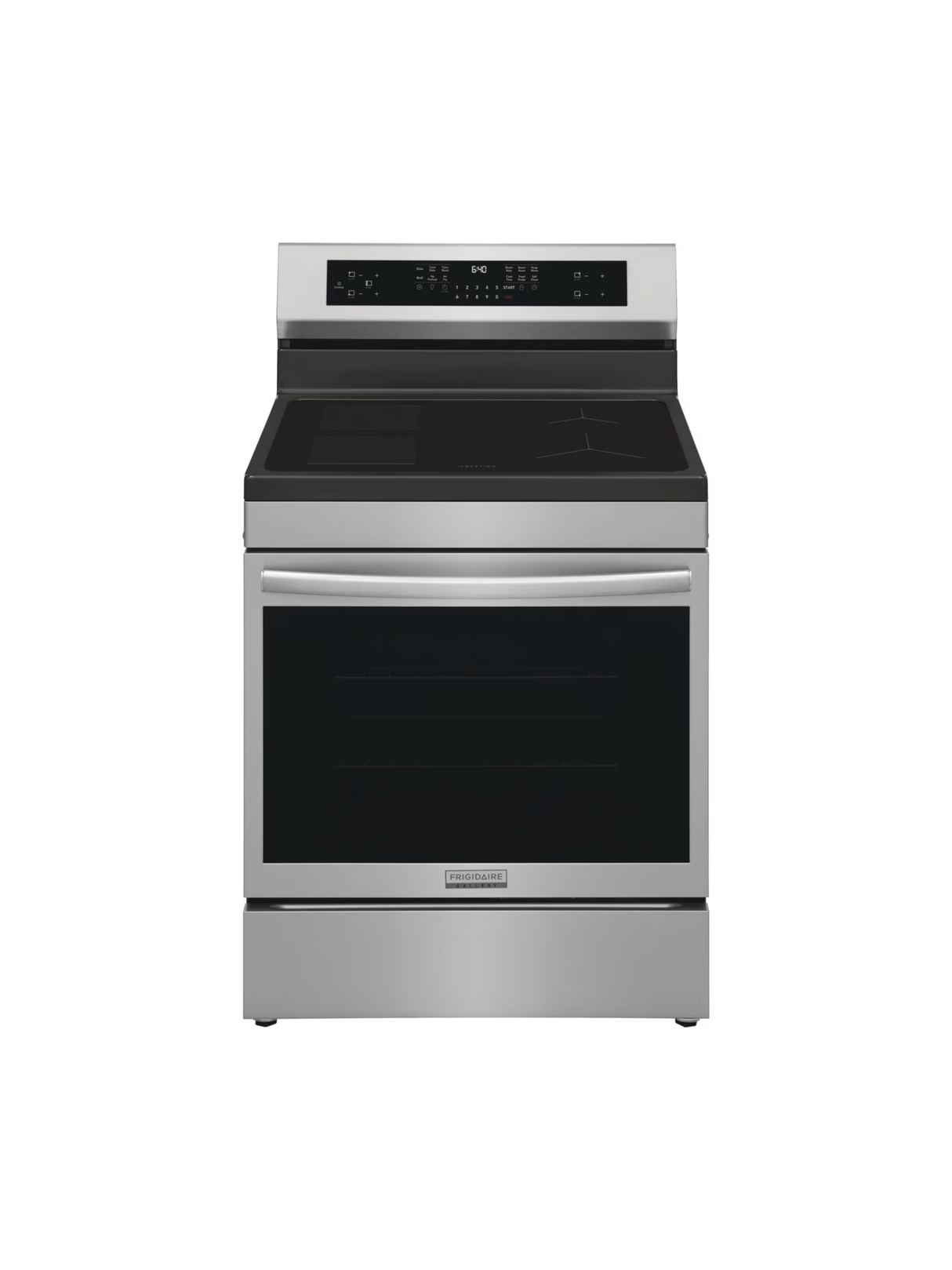 Frigidaire - Gallery 30 in. 4 Element Free-Standing Induction Range in Stainless Steel with Air Fry and Total Convection