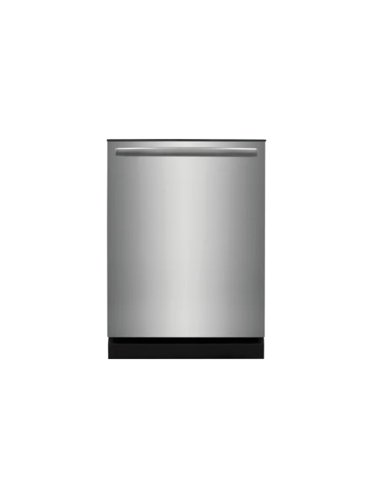 Frigidaire - Gallery 24 in Top Control Standard Built-In Dishwasher in Stainless Steelwith 8-Cycles, Ultra Quiet 42 dBA