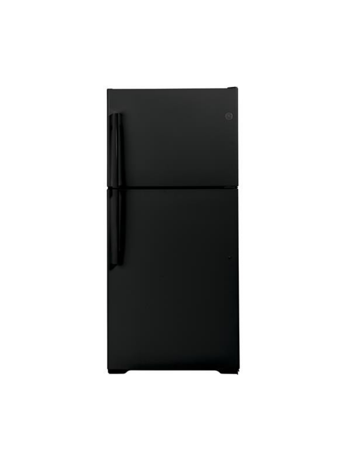 GE - 21.9 Cu. Ft. Top-Freezer Refrigerator in Black