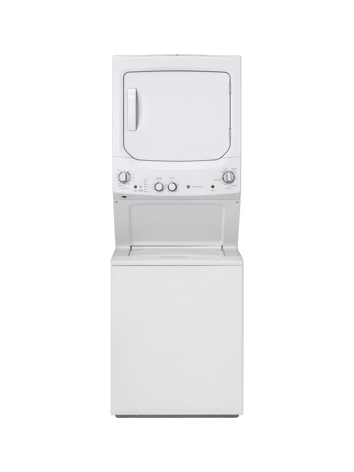 GE - 3.8 cu. ft. Washer 5.9 cu. ft. Electric Dryer Combo in White