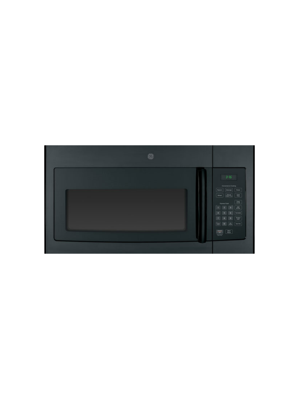 GE - 1.6 cu. ft. Over-the-Range Microwave in Black
