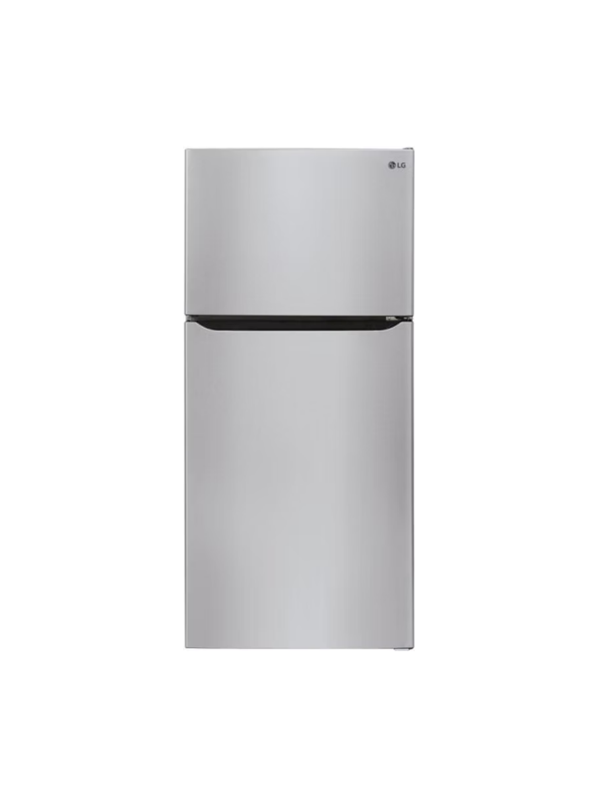 LG - 24 cu. ft. Top Mount Freezer Refrigerator with Multi-Flow Air System in Stainless Steel, Garage Ready