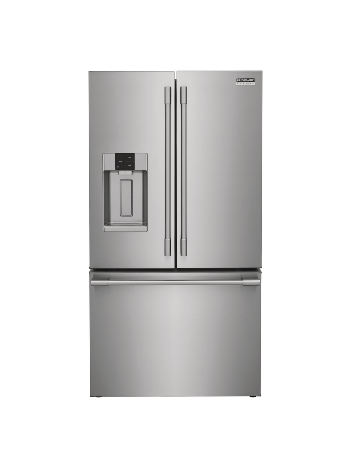 Frigidaire - Professional 36 in. 28 cu. ft. Standard Depth French Door Refrigerator in Stainless Steel with CrispSeal Technology