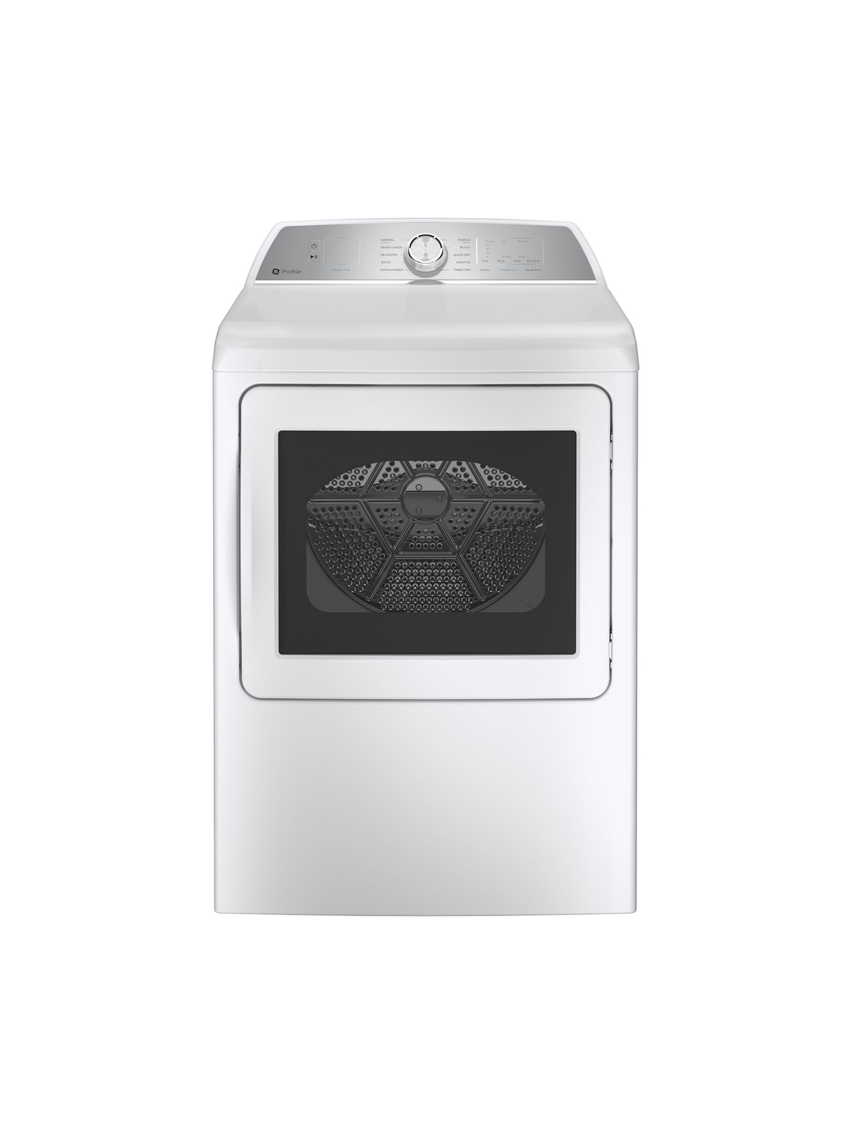 GE Profile - Profile 7.4 cu. ft. Smart Electric Dryer in White with Sanitize Cycle and Sensor Dry, ENERGY STAR