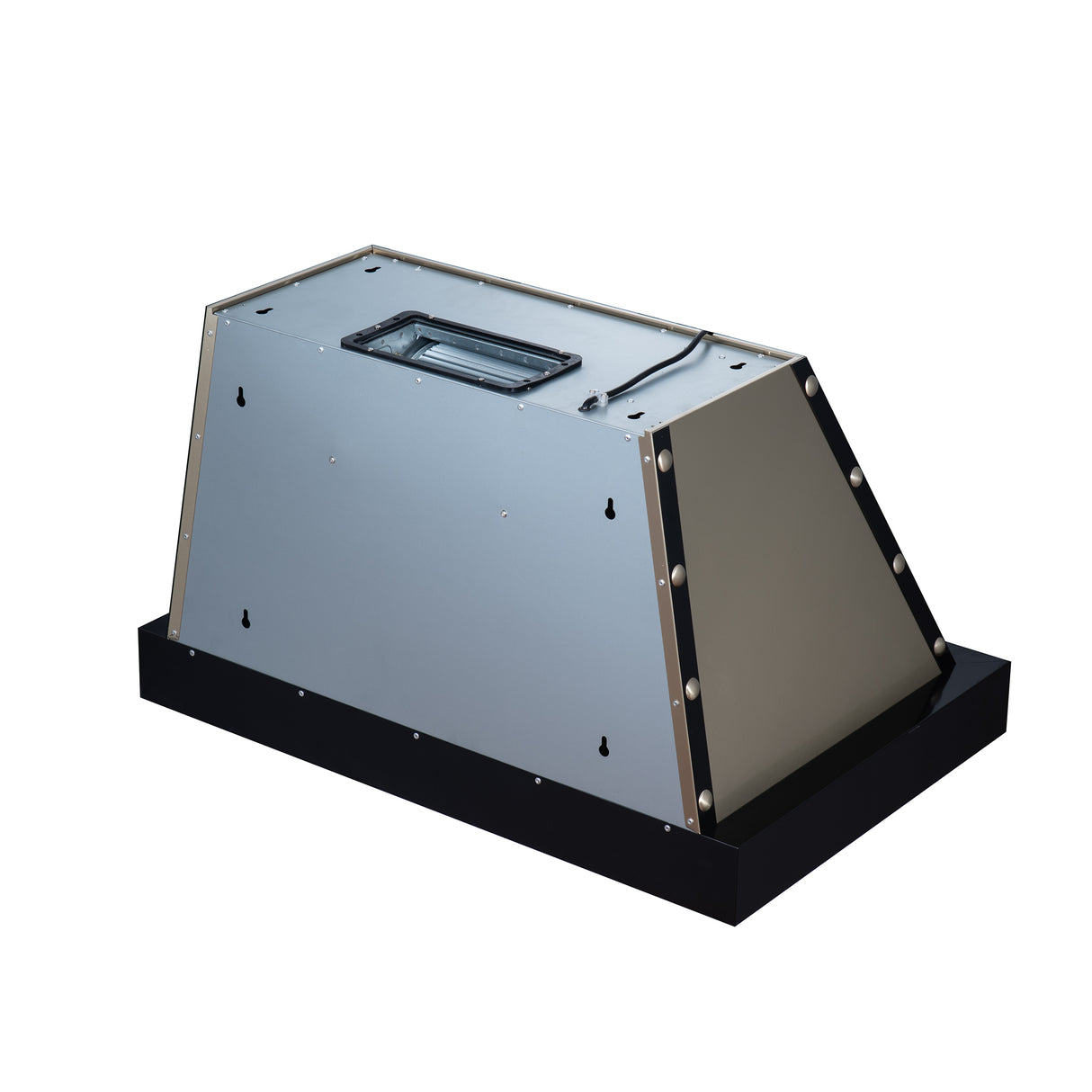 Valente 36" Range Hood in Black with 427 CFM, 3 speeds, Dishwasher safe Baffle filters, LED Lights and Remote Control
