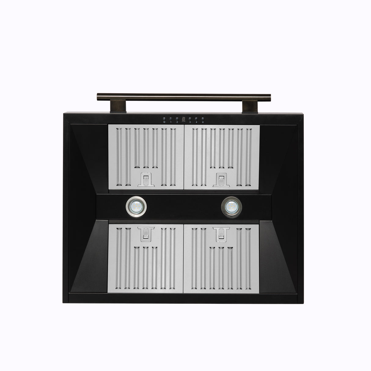 Forno Aria 30 Inch Wall-Mounted Range Hood in Black