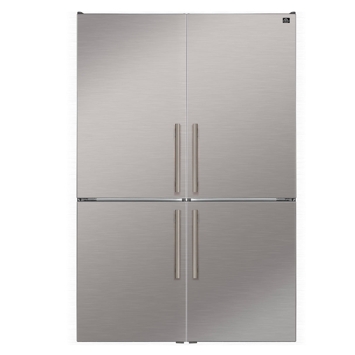 Custodia 48" Bottom Freezer combo, 20.6 cf., Ice Maker, Total No frost, Stainless Steel handles