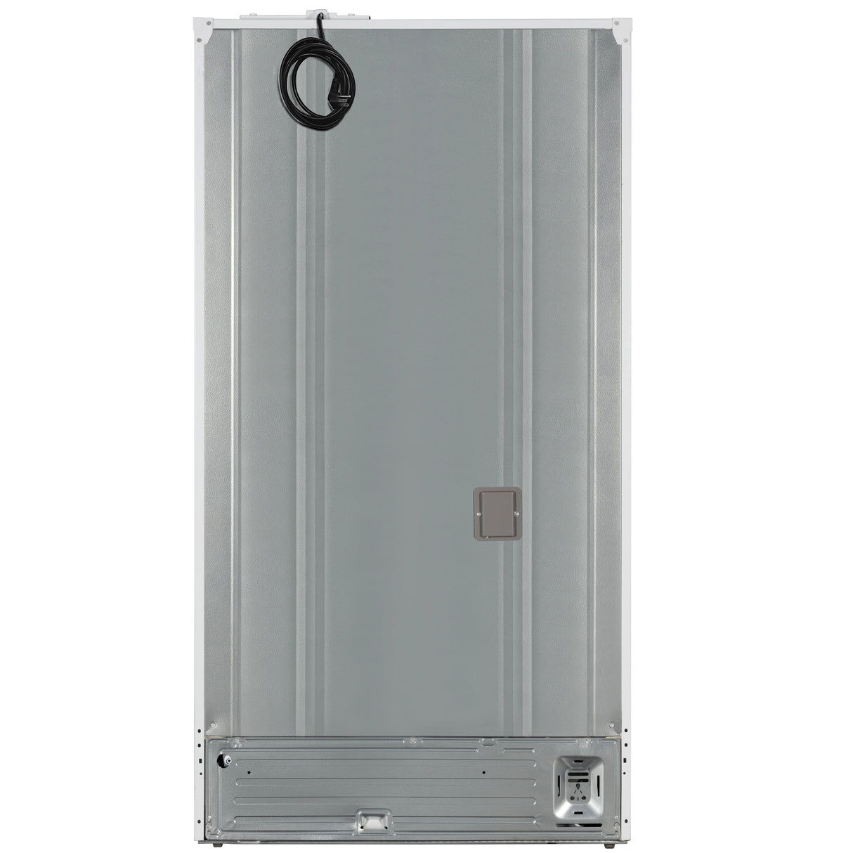 Forno Rivello 36 Inch French Door Refrigerator in White with Antique Brass, Internal Water Dispenser, Filtered Ice, Adjustable Shelves, Energy Star Certified