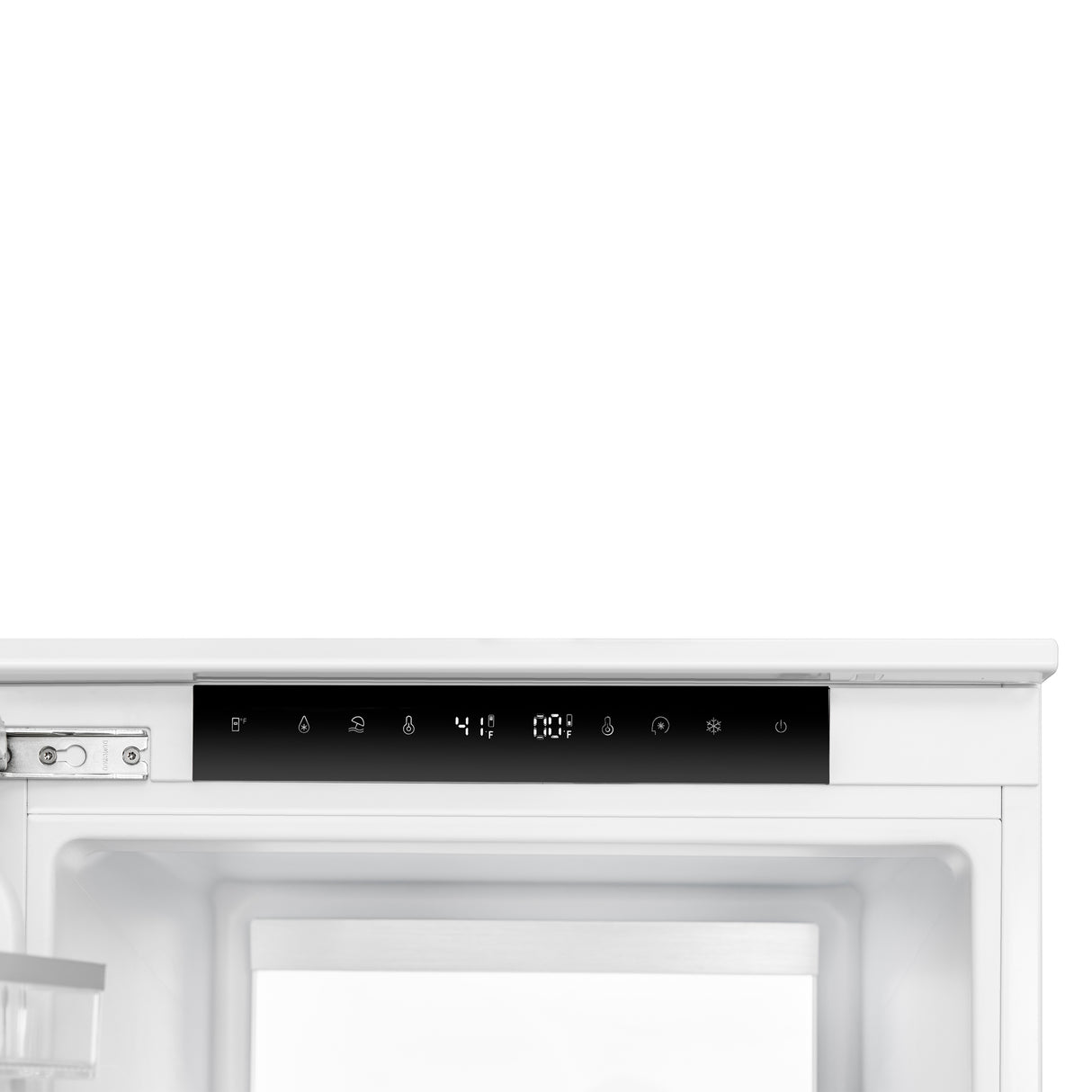 Forno Rivestito 22 Inch Panel Ready Bottom Freezer Refrigerator, 8.3 cu. ft., Ice Maker, Total No Frost, Fast Cool & Fast Freeze