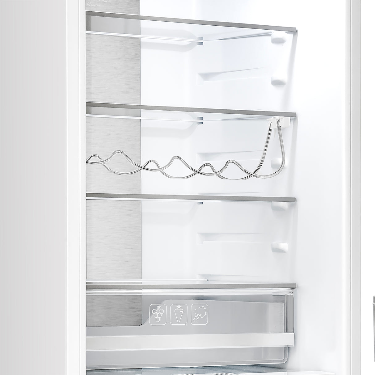 Forno Rivestito 22 Inch Panel Ready Bottom Freezer Refrigerator, 8.6 cu. ft., Total No Frost, Fast Cool & Fast Freeze