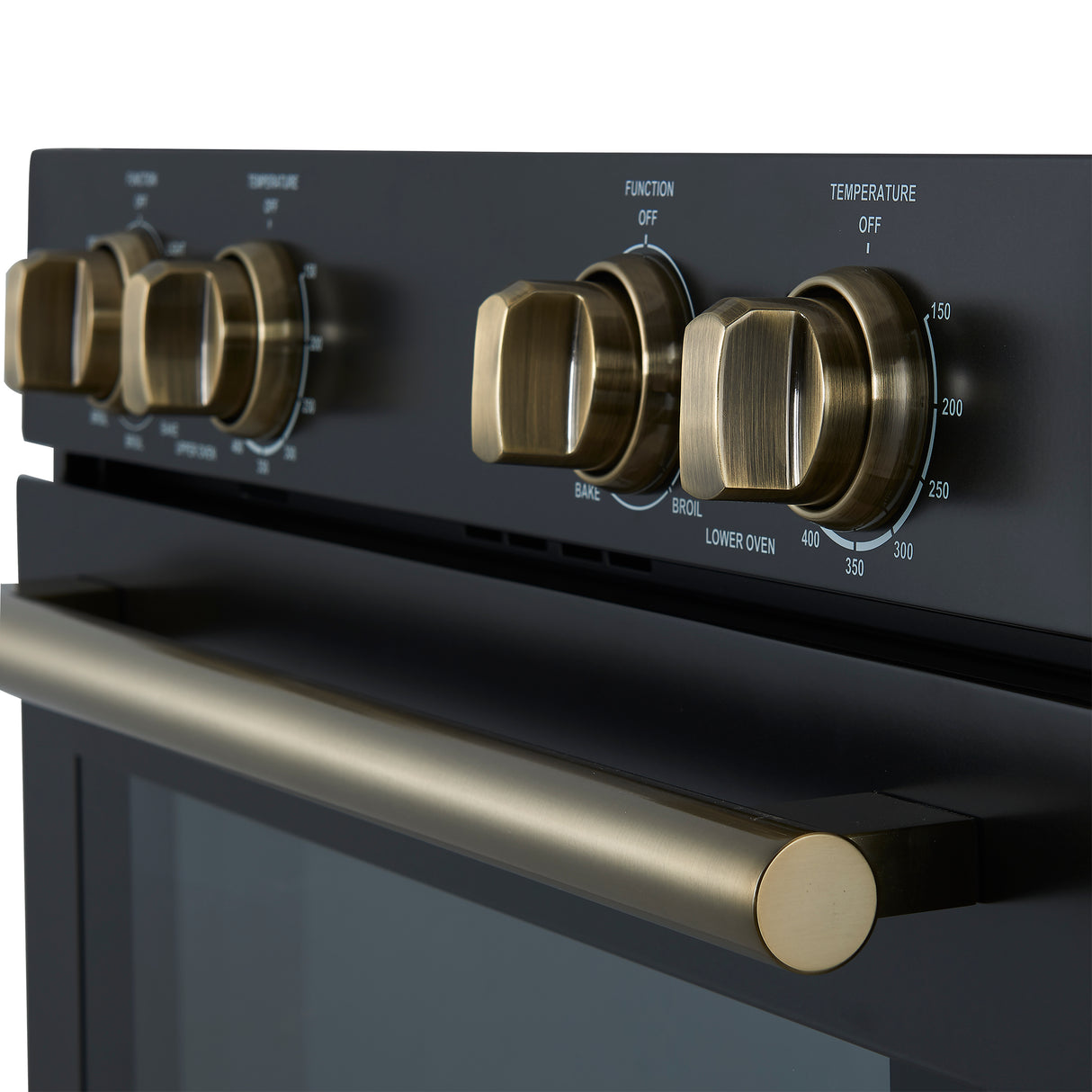 Forno Vomero 30-Inch Double Wall Oven, Black, 10 cu.ft Total Capacity, 7100W Convection, Mechanical Controls, Manuel Steam Clean