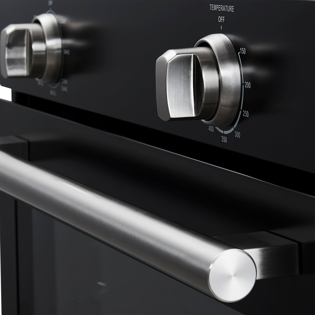 Forno Vomero 30-Inch Wall Oven, Black, 5 cu.ft Capacity, 3550 Watts Convection, Mechanical Controls, Manuel Steam Clean