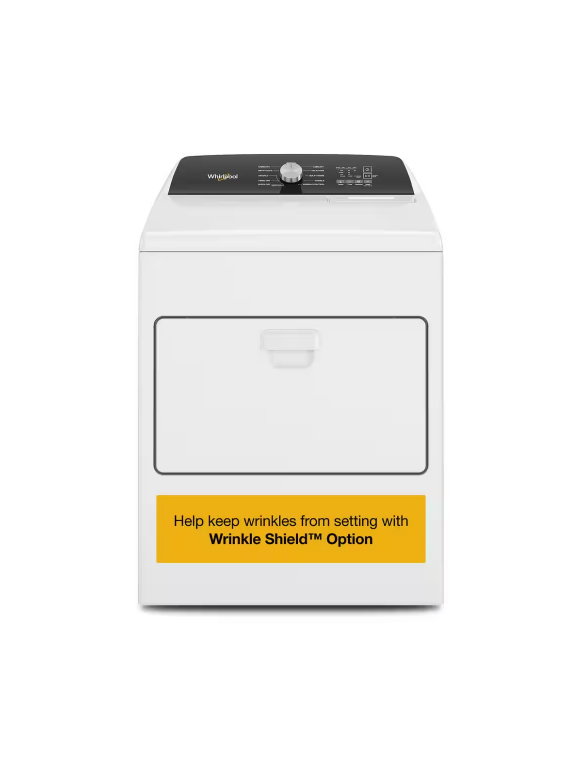 Whirlpool - 7 cu. ft. Vented Top Load Matching Electric Dryer in White with Moisture Sensing - NEW IN BOX