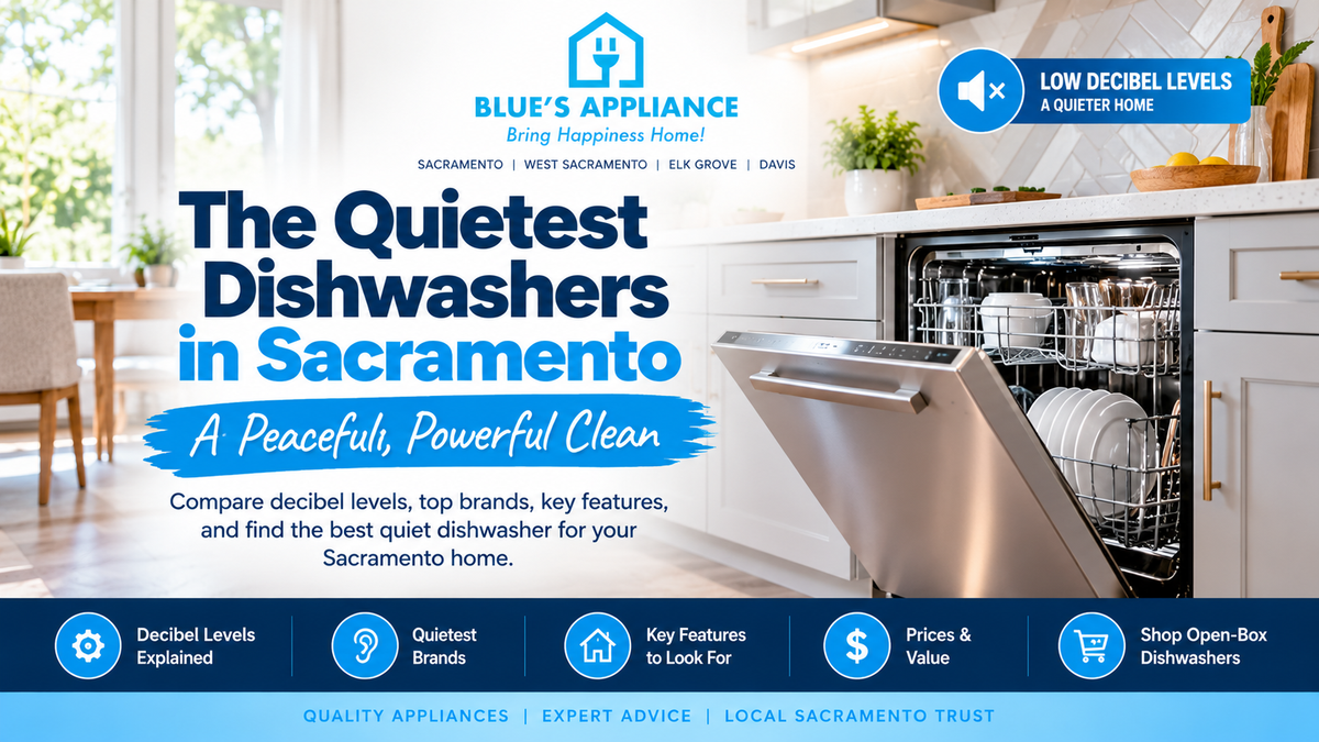 Quiet Dishwashers in Sacramento: Decibels, Racks and Buying Tips