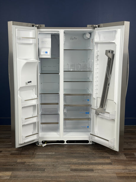 Frigidaire - Gallery 36 in. 26 cu. ft. Standard Depth Side by Side Refrigerator in Smudge-Proof Stainless Steel, ENERGY STAR