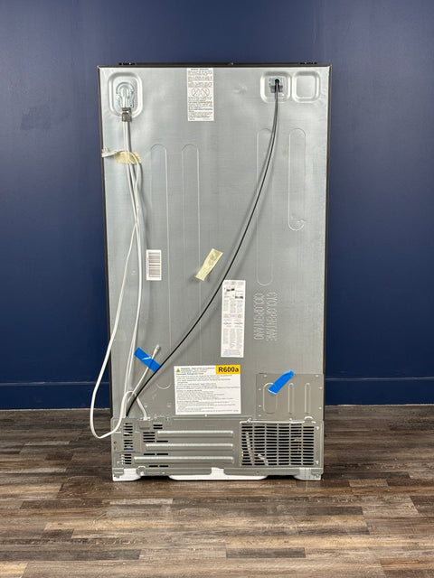 GE - 21.8 cu. ft. Side by Side Refrigerator in Fingerprint Resistant Stainless Steel, Counter Depth