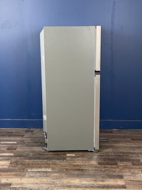 Frigidaire - 27.6 in. 14 cu. ft. Top Freezer Refrigerator in Fingerprint-Resistant Stainless Look, ENERGY STAR