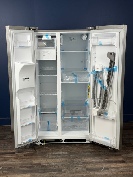 Frigidaire - 36 in. 26 cu. ft. Standard Depth Side by Side Refrigerator in Stainless Steel