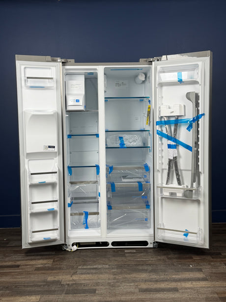 Frigidaire - Gallery 36 in. 26 cu. ft. Standard Depth Side by Side Refrigerator in Smudge-Proof Stainless Steel, ENERGY STAR