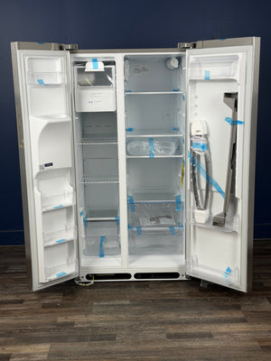 Frigidaire - 36 in. 26 cu. ft. Standard Depth Side by Side Refrigerator in Stainless Steel