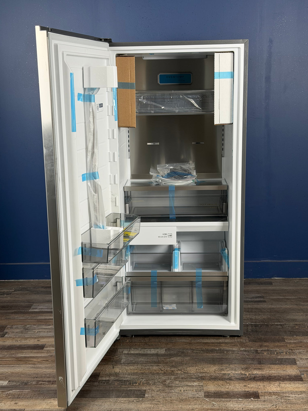 Frigidaire - Professional 19 cu. ft. Single Door Frost Free Upright Freezer in Smudge-Proof Stainless Steel, ENERGY STAR