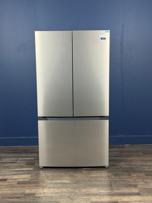 Frigidaire - 35 in. 20 cu. ft. Counter-Depth French Door Refrigerator in Stainless Steel Look with CrispSeal Crispers