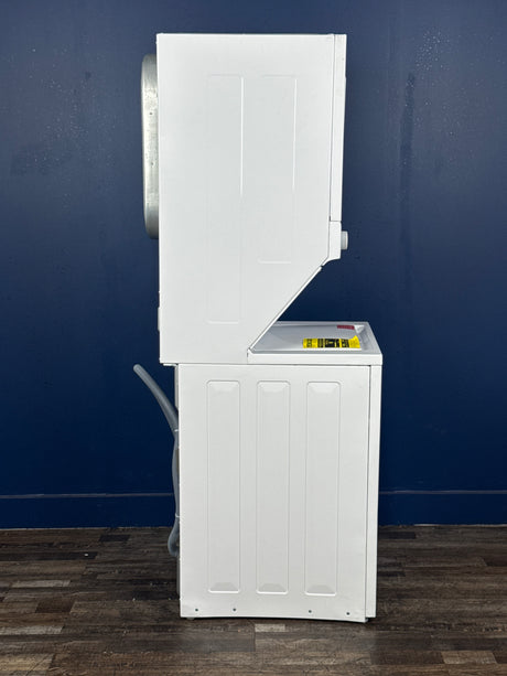 Frigidaire - 3.9 cu. ft. Washer and 5.5 cu. ft. Electric Dryer Combo in White with Quick Wash & Dry Cycle and MaxFill Wash Cycle