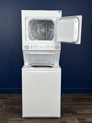 Frigidaire - 3.9 cu. ft. Washer and 5.6 cu. ft. Gas Dryer Combo in White with Quick Wash & Dry Cycle, MaxFill and Long Vent