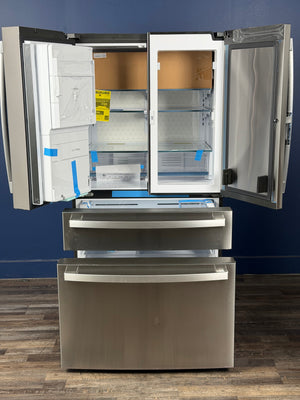 GE Profile - Profile 27.9 cu. ft. Smart 4-Door French Door Refrigerator with Door-in-Door in Fingerprint Resistant Stainless Steel