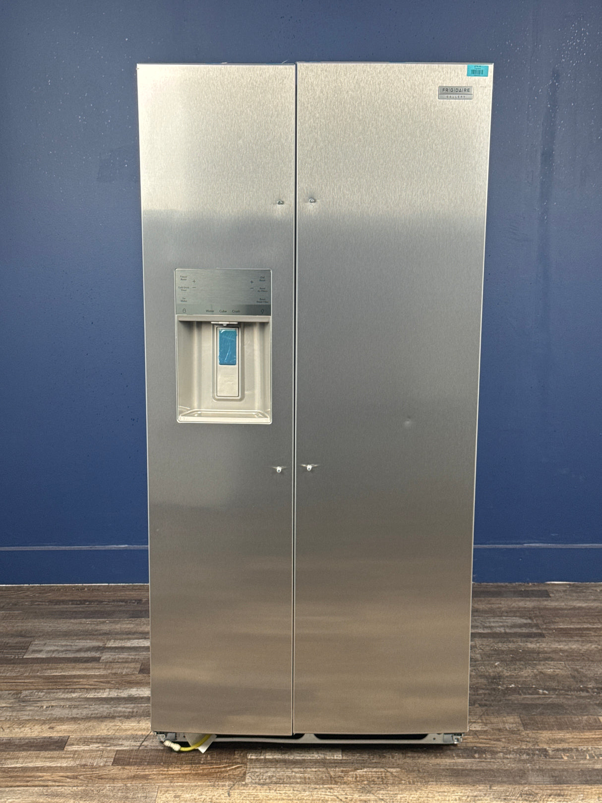 Frigidaire - Gallery 33 in. 22.3 cu. ft. Standard Depth Side by Side Refrigerator in Smudge-Proof Stainless Steel, ENERGY STAR