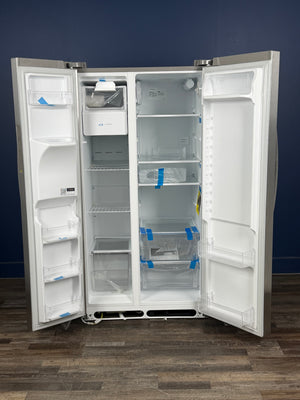 Frigidaire - 36 in. 26 cu. ft. Standard Depth Side by Side Refrigerator in Stainless Steel