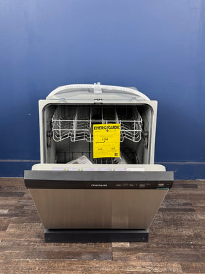 Frigidaire - 24 in. Front Control Built-In Tall Tub 55 Dba Dishwasher in Stainless Steel with 3-Cycles