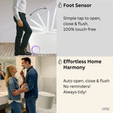 FORNO ACQUA Luxurious Super Smart Toilet. Includes Bidet, Heated Seat, Auto Flush, Auto Lid, Powerful Flush, Ideal for master bathrooms.
