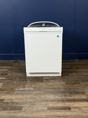 Frigidaire - 24 in Front Control Built-In Tall Tub Dishwasher in White with 4-cycles and DishSense Sensor Technology