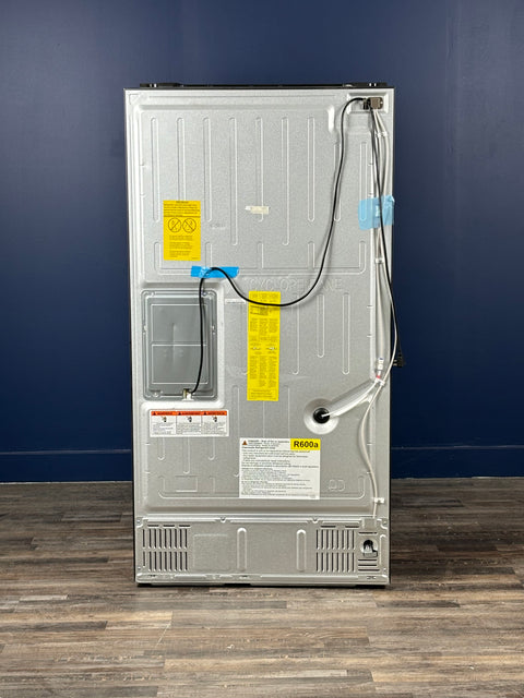 GE Profile - 36 in. 23.3 cu. ft. Smart Counter-Depth Fingerprint Resistant 4-Door French-Door Refrigerator with Door In Door