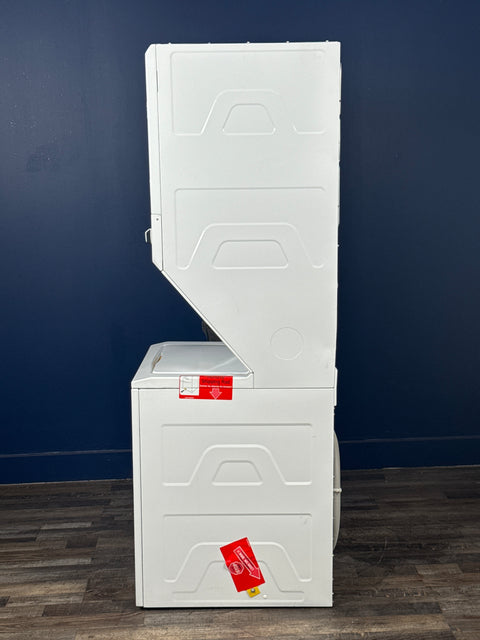 GE - 2.3 cu. ft. Washer 4.4 cu. ft. Electric Dryer Combo in White