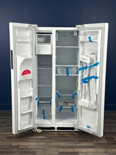 Frigidaire - 33 in. 22.3 cu. ft. Standard Depth Side by Side Refrigerator in White