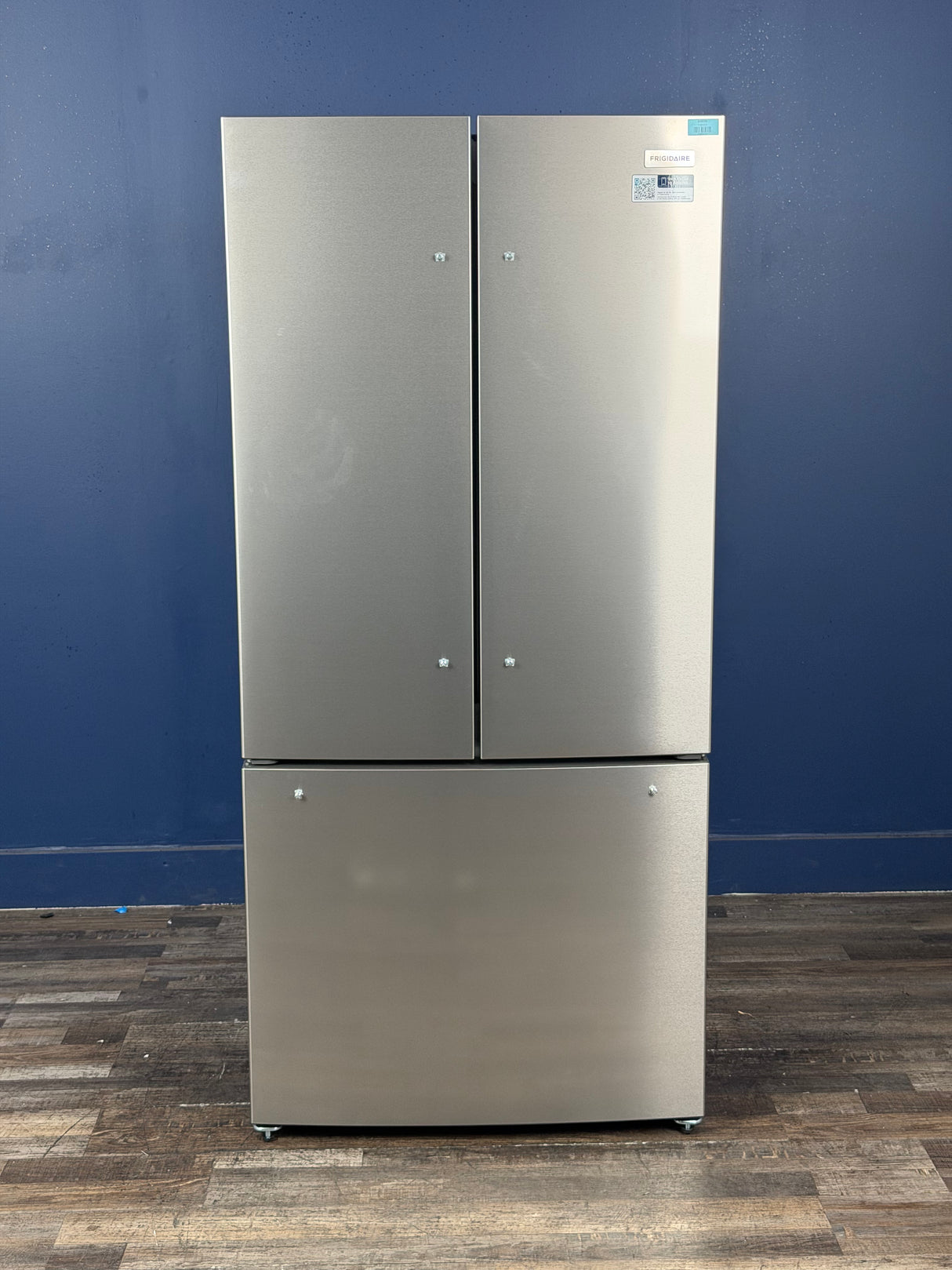 Frigidaire - 31.5 in. 18 cu. ft. Counter Depth French Door Refrigerator in Fingerprint-Resistant Stainless Look