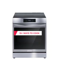 Frigidaire - Gallery 30 in 6.2 cu.ft. 5 Burner Element Slide-In Induction Range w/ Total Convection & Air Fry , SmudgeProof Stainless


