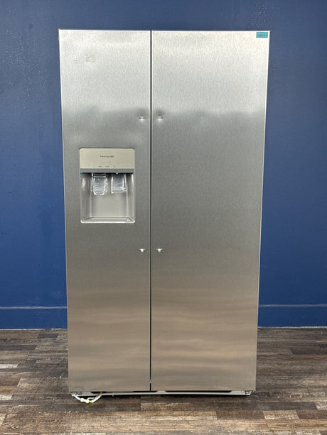 Frigidaire - 36 in. 26 cu. ft. Standard Depth Side by Side Refrigerator in Stainless Steel