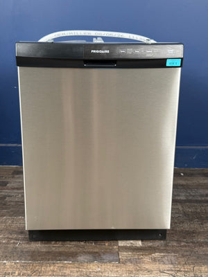 Frigidaire - 24 in. Front Control Built-In Tall Tub 55 Dba Dishwasher in Stainless Steel with 3-Cycles