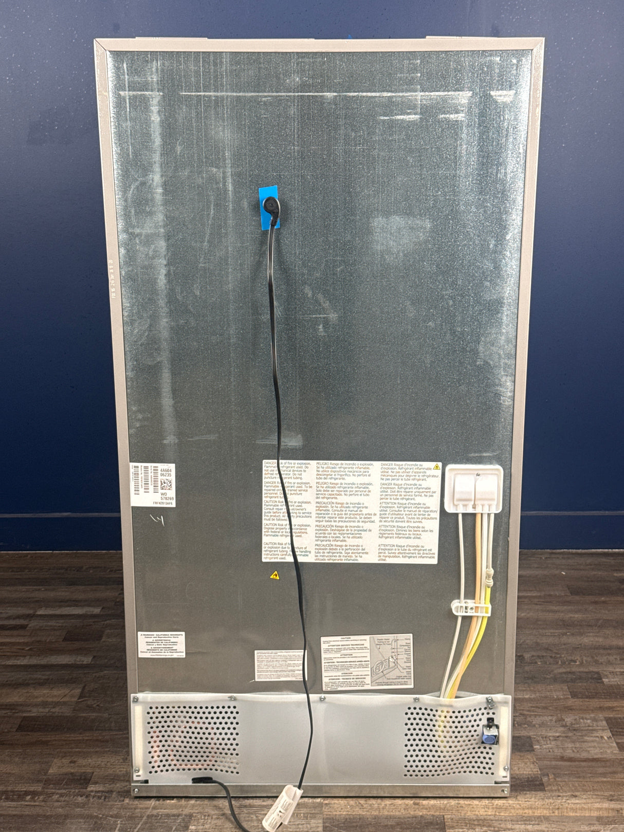 Frigidaire - 36 in 29 cu. ft. Standard Depth French Door Refrigerator in Smudge-Proof Stainless Steel with Internal Water Dispenser