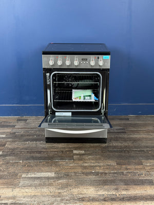 Frigidaire - 24 in. Slide-In Electric Range in Stainless Steel with 4 Smoothtop Elements